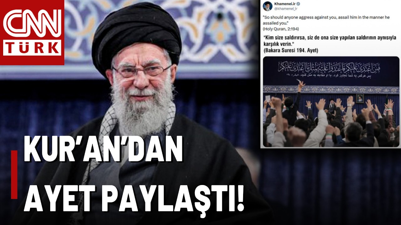 Hamaney Kur'an'dan Ayet Paylaştı! 
