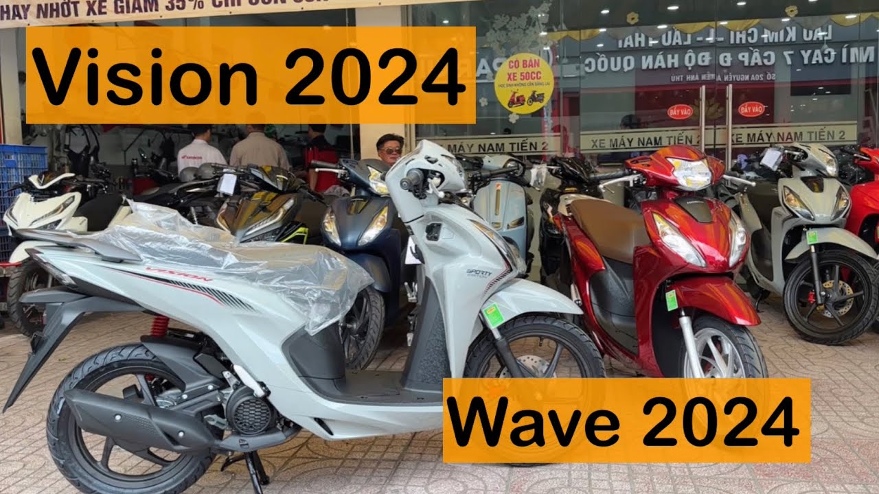 Giá xe vision 2024/ Wave 2024 nhiều khuyến mãi - Nam hihi