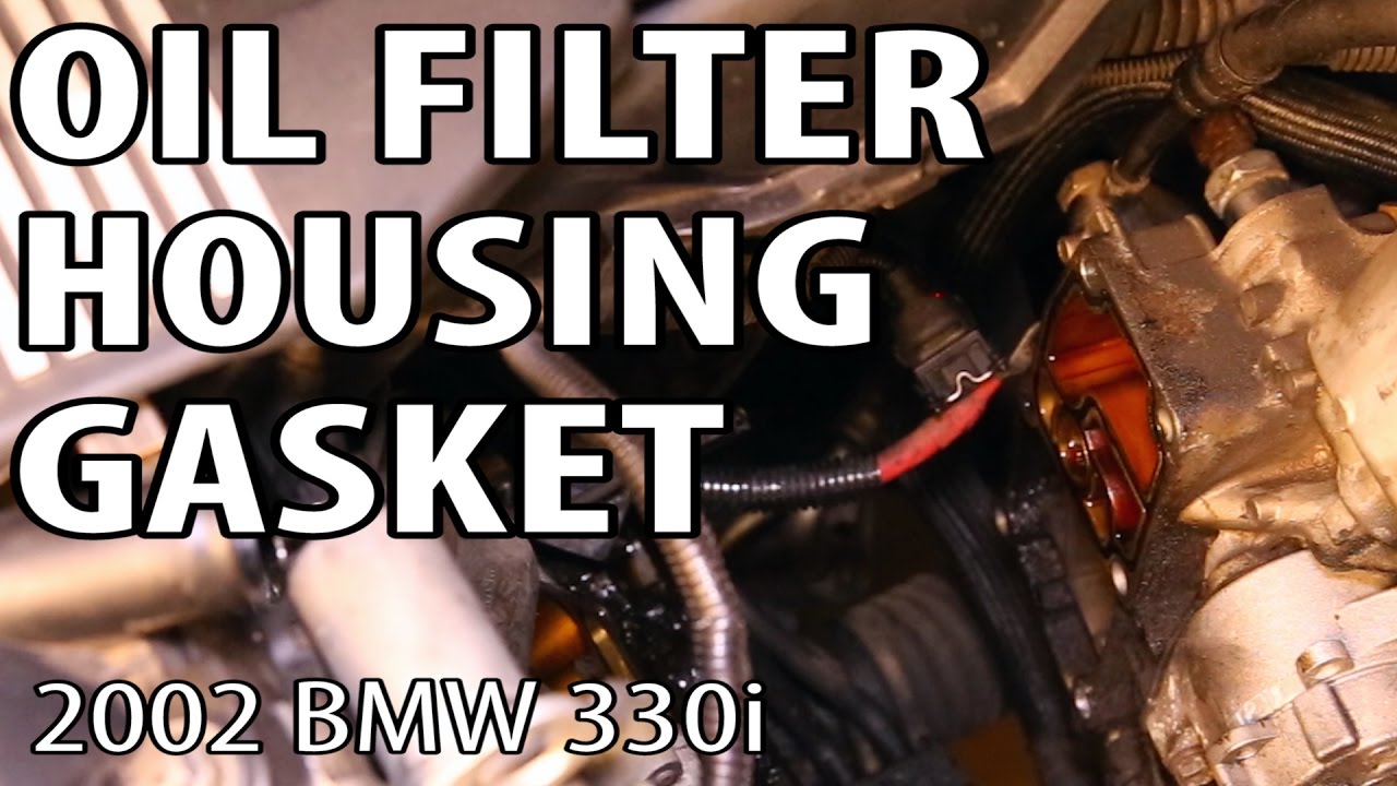 BMW 330i 325i E46 Oil Filter Housing Gasket Change DIY