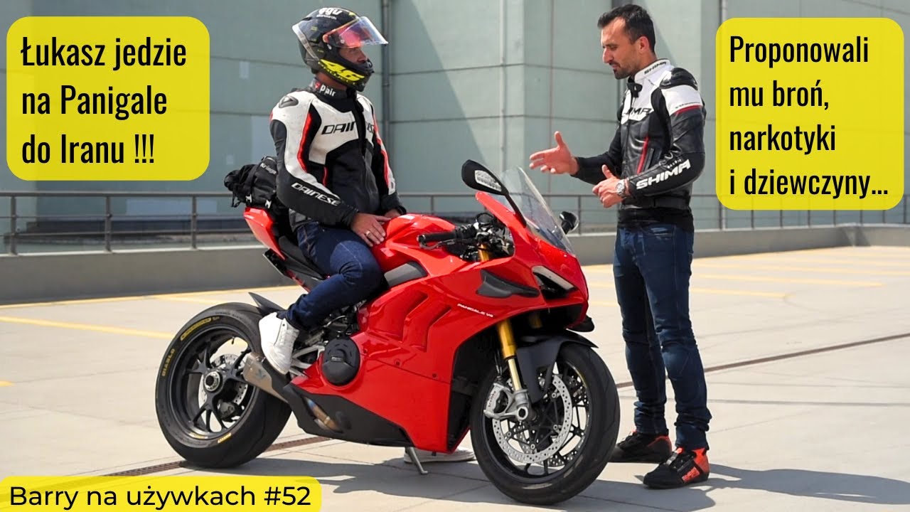 Ducati Panigale V4S w dalekich podr&oacute;żach, czyli TURYSTYKA NA ŚCIGACZU!🙃 Barry na używkach #52