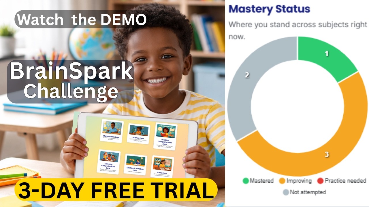 Zinlight Academy BrainSpark Challenge (Demo) | CBT Practice + Progress Reports