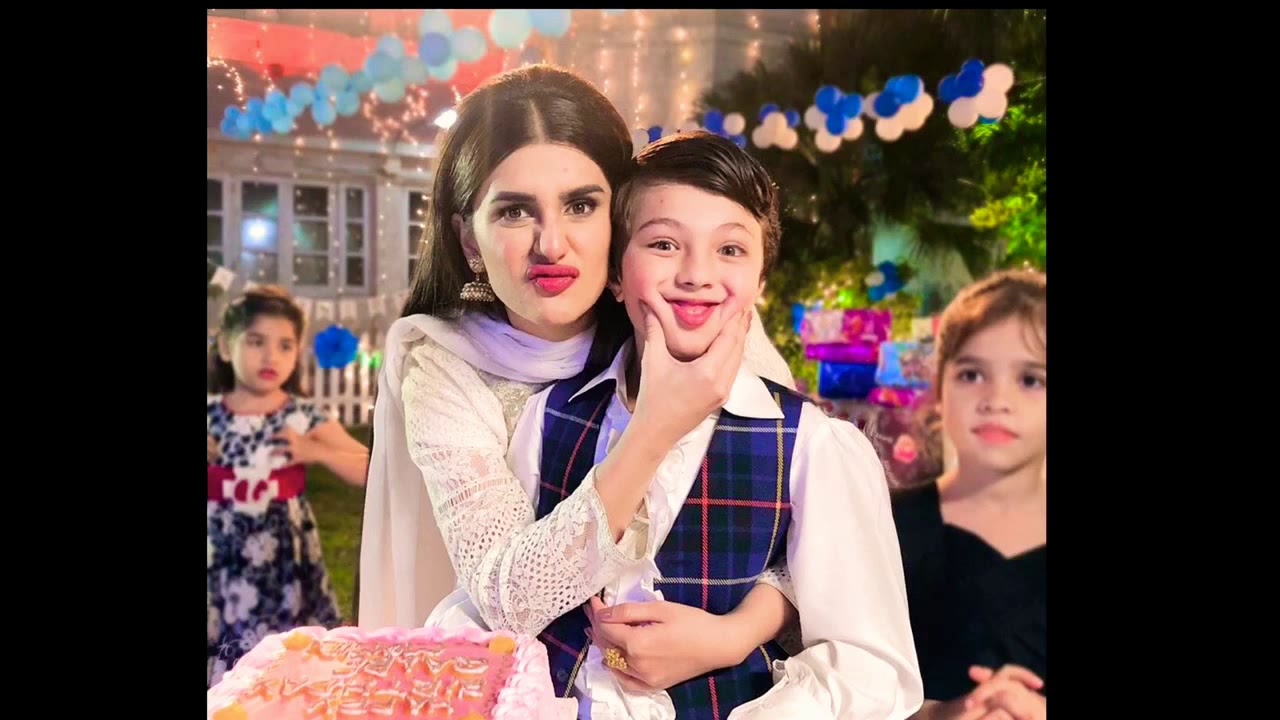 Kubrah khan and Pehlaaj Hassan with  drama alif cast/ son of iqrar ul hassan acting in drama alif