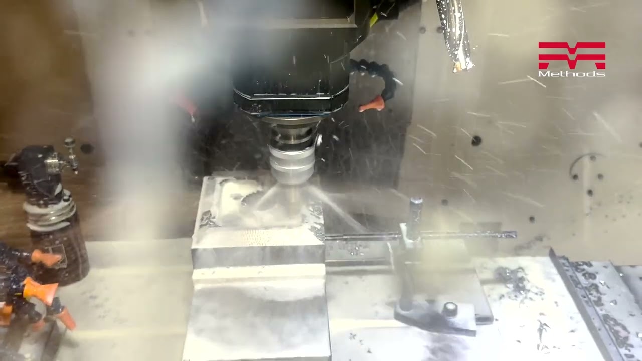 FANUC RoboDrill Drilling a 40mm hole in 4140 Steel! And more cuts! #cncmill #cnc #machinetools