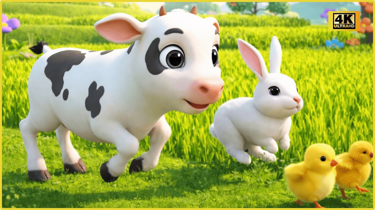 Bé Đi Học - Thỏ Trắng Dễ Thương - Nhạc Thiếu Nhi Vui Nhộn Sôi Động - Ba Dạy Chơi Đàn