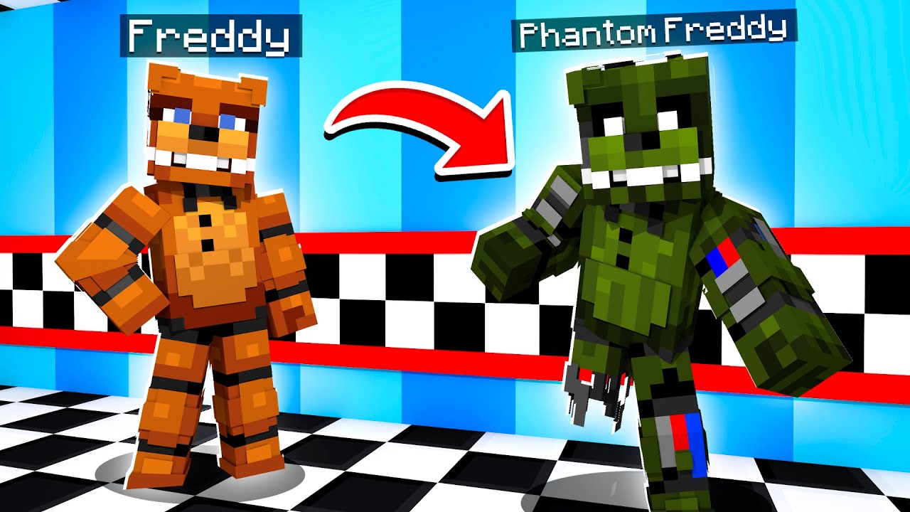 Freddy Becomes PHANTOM FREDDY | Minecraft Five Nights at Freddy’s FNAF Roleplay
