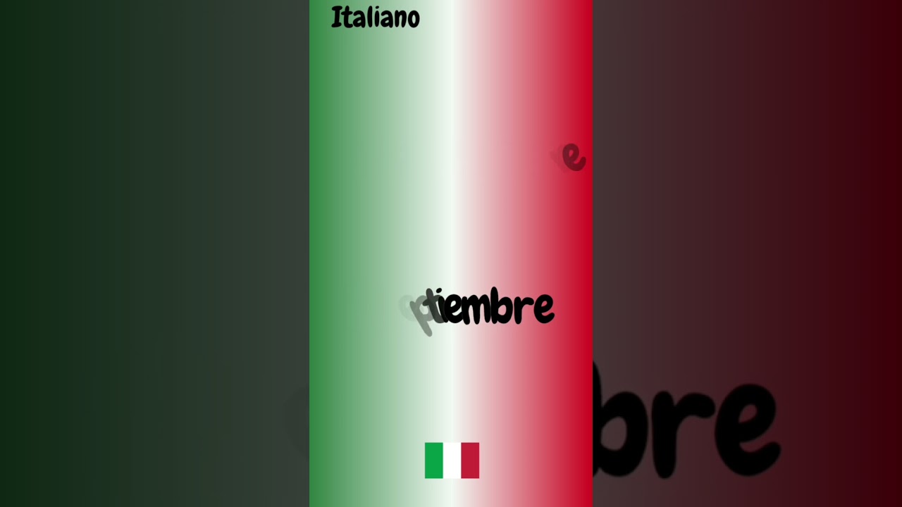Vocabulario básico para aprender y practicar italiano.