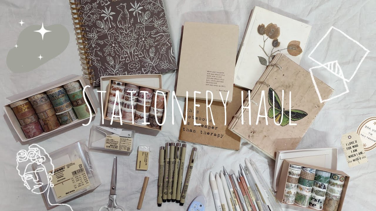 🧸stationery haul | muji , amazon india , scooboo , etc |