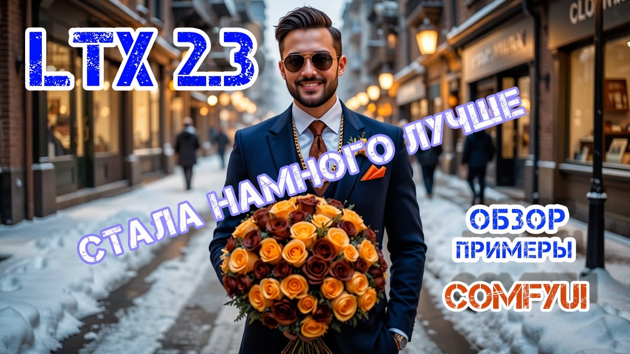 Обзор LTX 2.3 для comfyui. Модель дает на порядок лучшие результаты. Примеры генераций на  comfyui