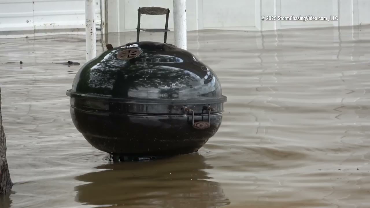 Lake Texoma Flooding on the Oklahoma and Texas boarder.
