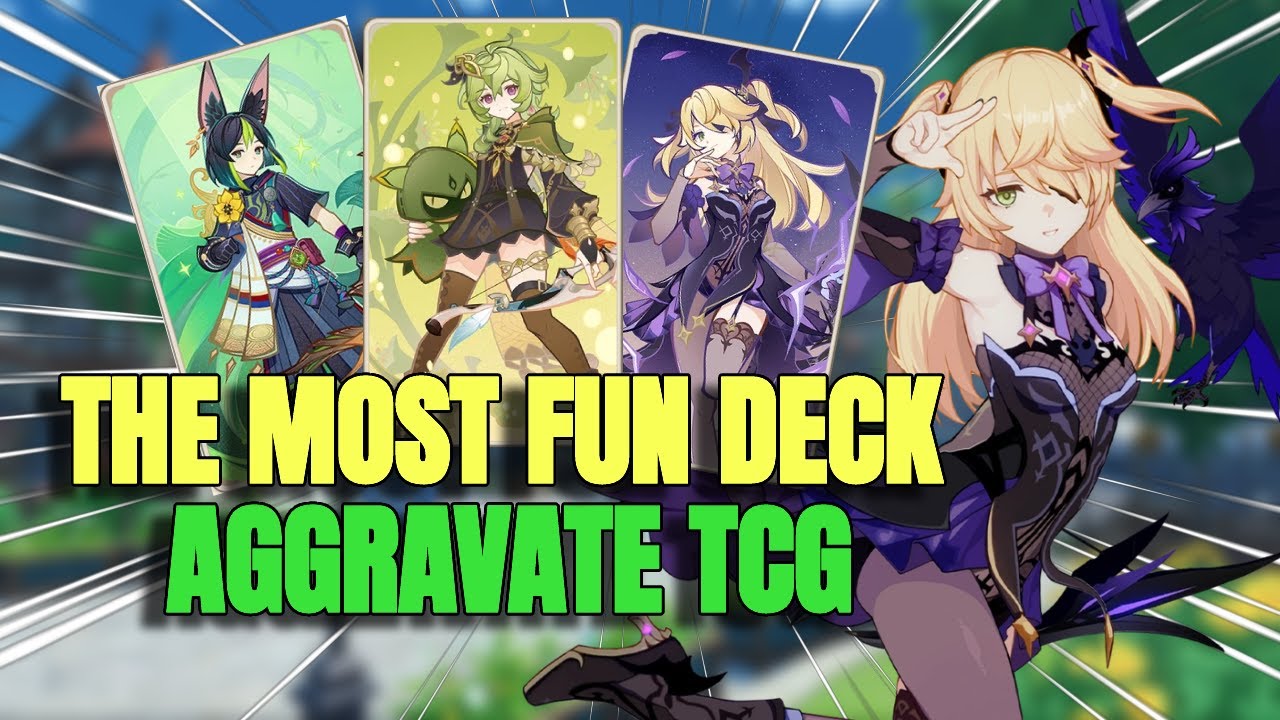 My FAVOURITE Deck! Genius Invokation TCG - Genshin Impact Fischl Best Deck | Zoms