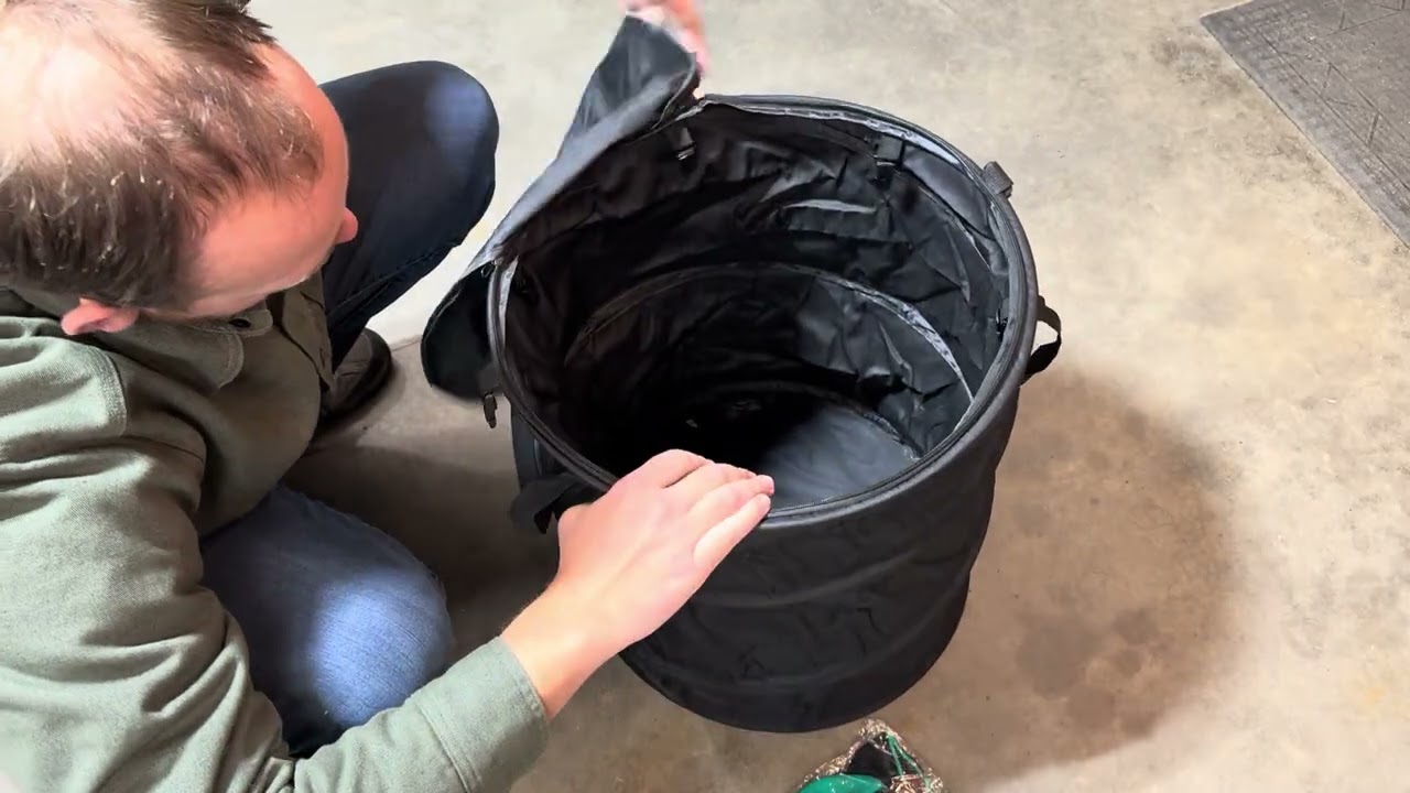 Audoyon Collapsible Trash Can Review/How it works