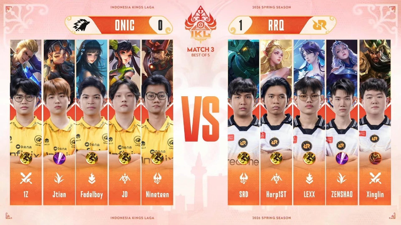 [IKL Spring 2026] ONIC vs RRQ | Game 2 | Group Stage | Week 2 Day 3