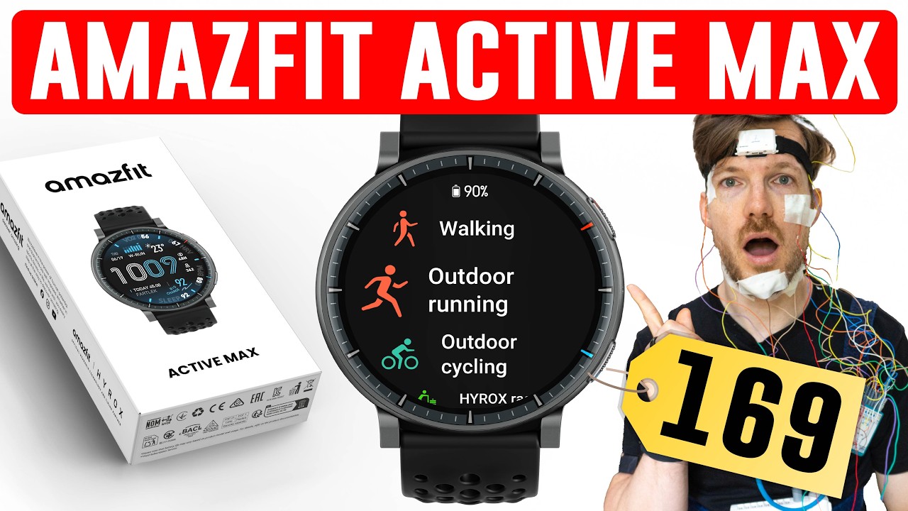 NEW Amazfit Active Max - BEST Smartwatch Under 200$!? (Scientific Review)