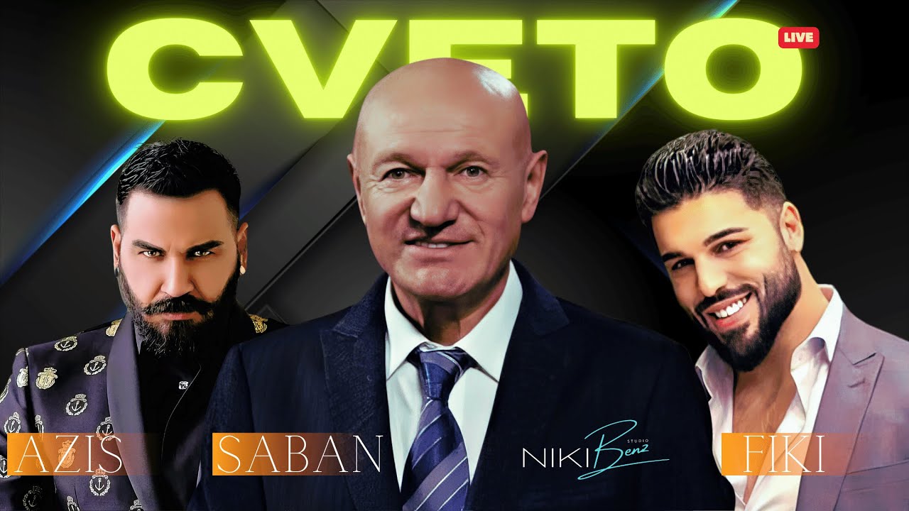 Azis, Fiki & Saban Saulic - CVETO LIVE (COVER) 2024