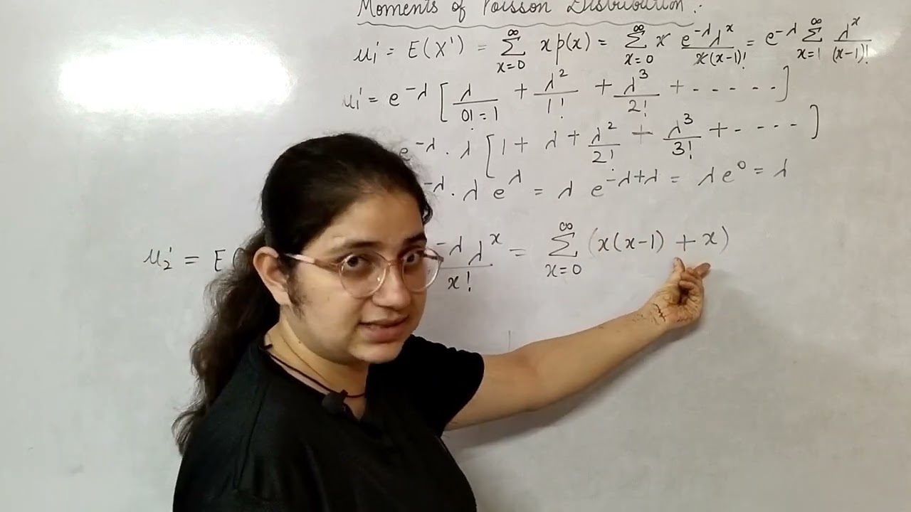 Moments of Poisson Distribution | by Sapna |@billionaire icon