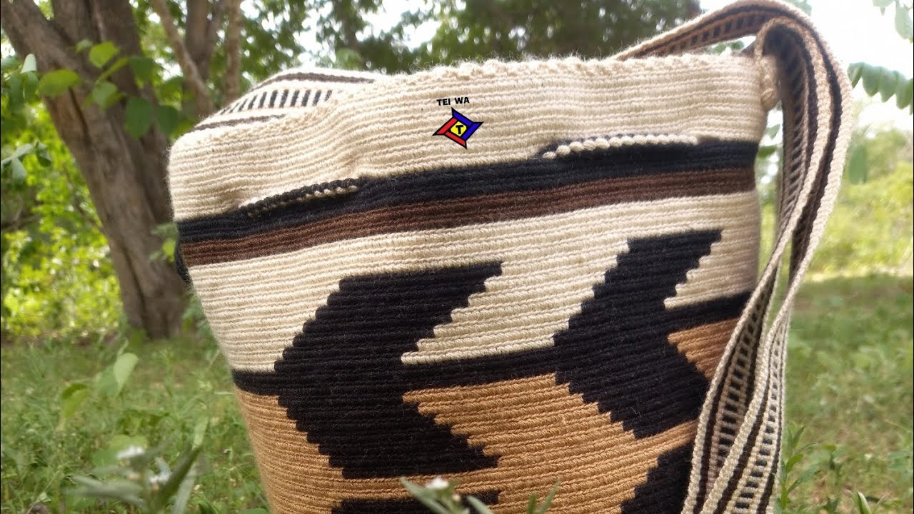 tutorial pegado de gasa wayuu tipo rectangular,