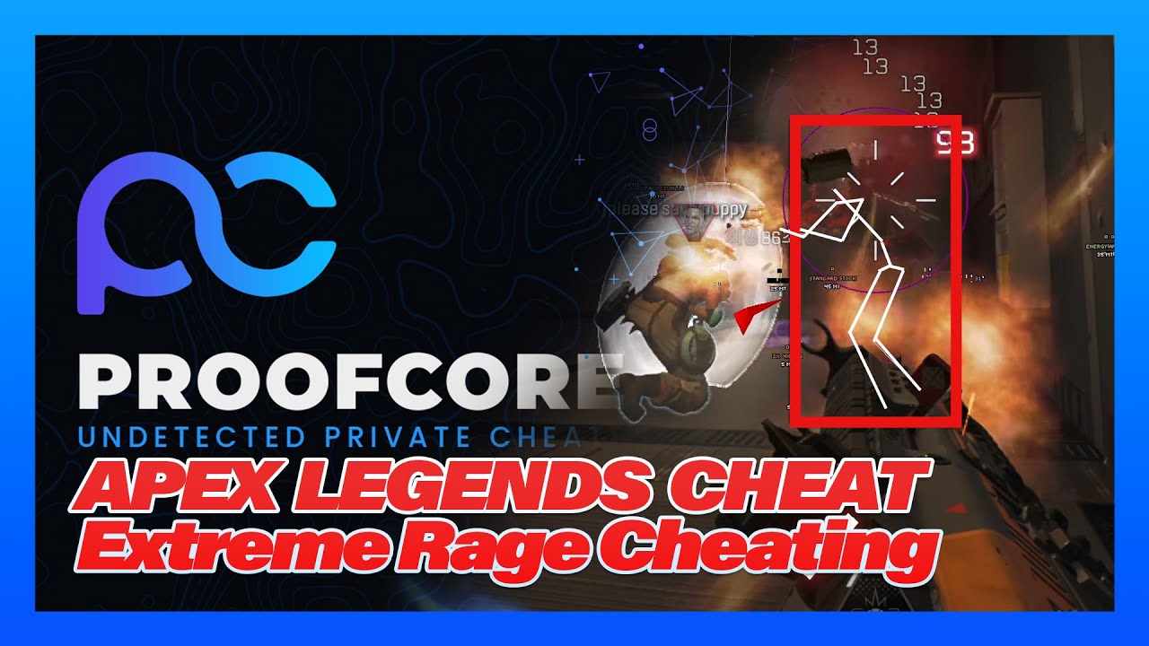 Insane Rage Cheating in APEX LEGENDS (w/ proofcore)