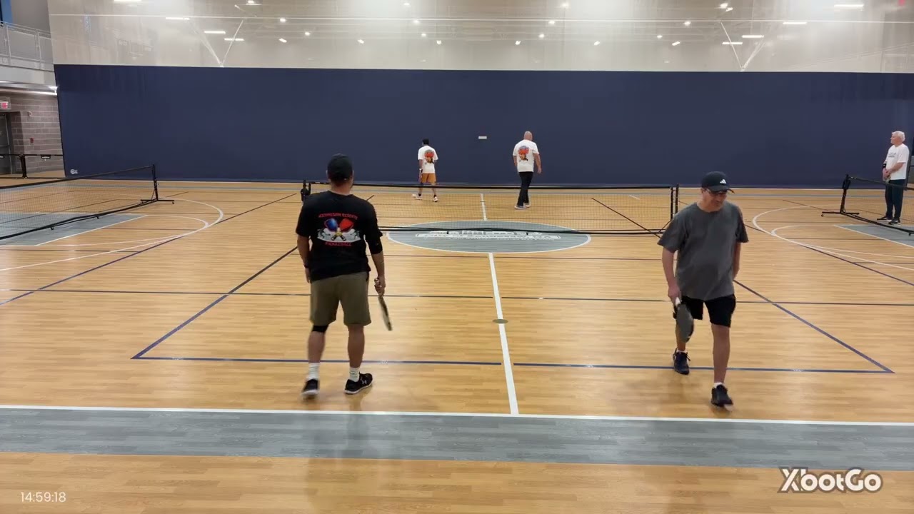 Team pressure men’s doubles Zubair and Mac finals winter league Kennesaw rec 