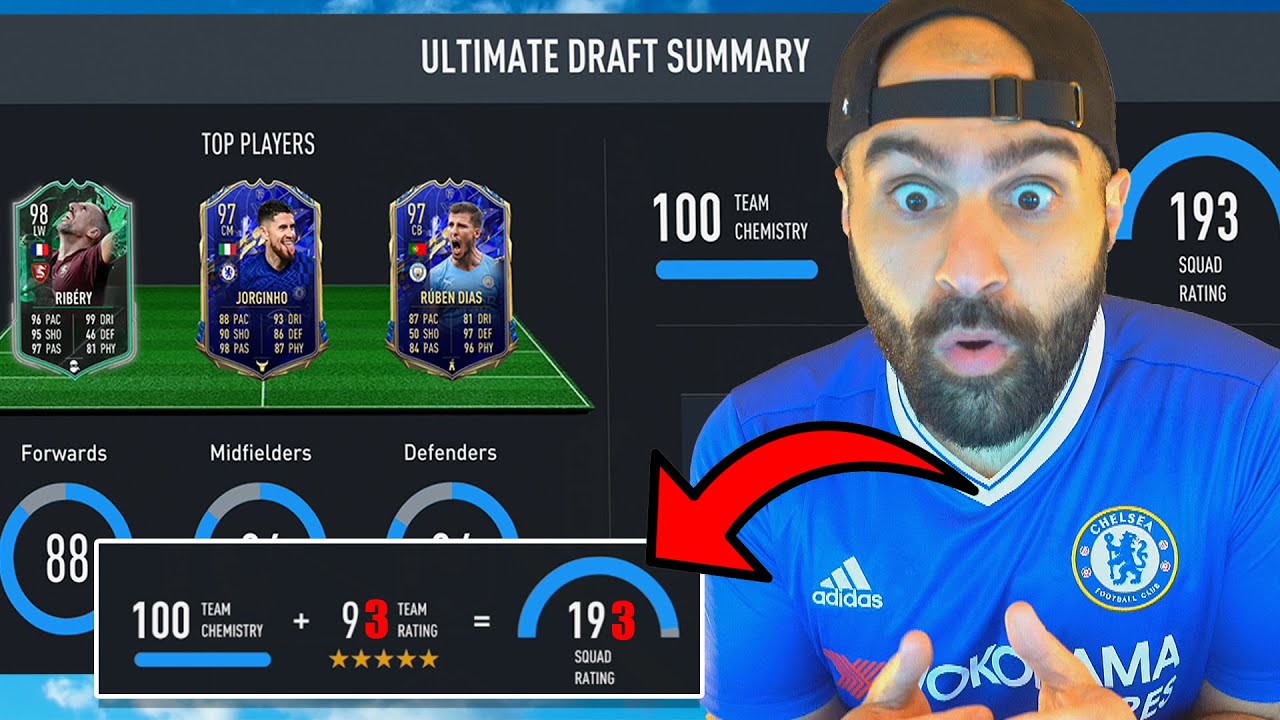 OMG MY BEST 193 FUT DRAFT EVER!! FIFA 22 Ultimate Team Highest Rated