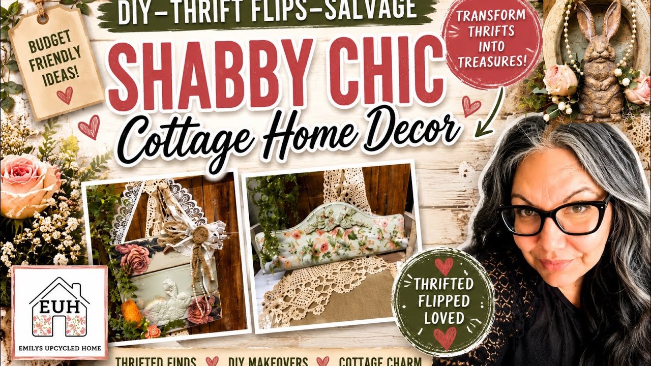 Trash to treasure Shabby chic diy thrift flips and IOD bunny mould 