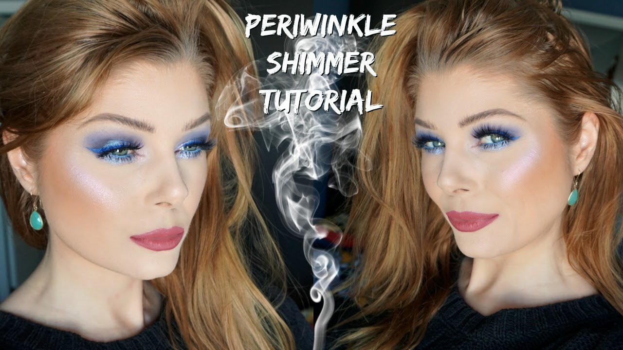 Indie Makeup Tutorial - Periwinkle Shimmer