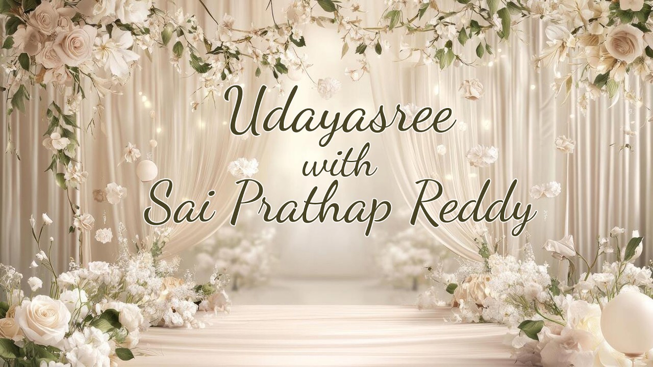 Udayasree with Sai Prathap Reddy