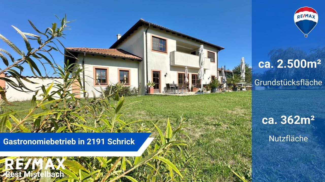 Gastgewerbe - 2191 Schrick - Ein wunderschön gelegener Gastronomiebetrieb - 1658/3391 - REMAX Best