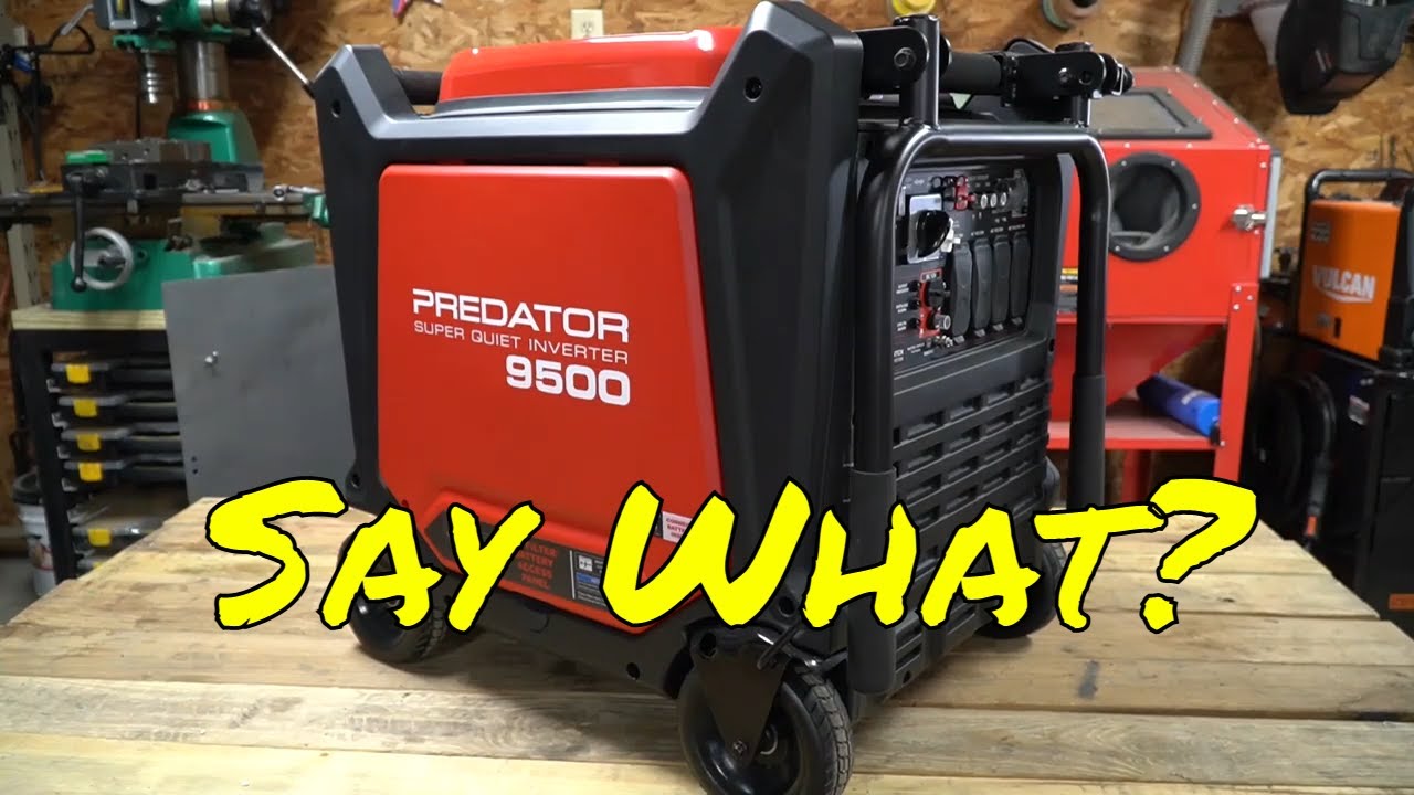 Predator 9500 Super Quiet Inverter Generator Review, just how quiet is it?
