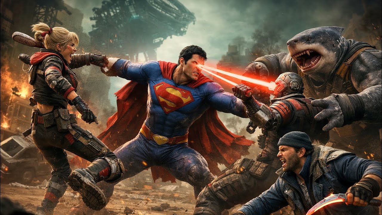 ESQUADRÃO SUICIDA vs SUPERMAN (BOSS FIGHT) - ESQUADRÃO SUICIDA: MATE A LIGA DA JUSTIÇA