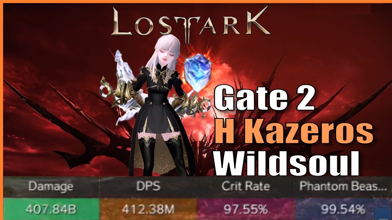 Я сбросил сидерическую энергию! H Kazeros Gate 2 (Phantom Beast Awakening Wildsoul) | Lost Ark