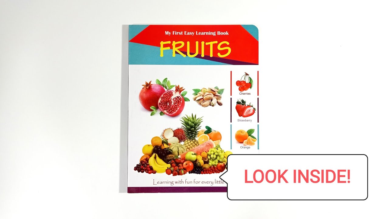 Fruits - My First Easy Learning Book by Sunrise Publishers (flip through)