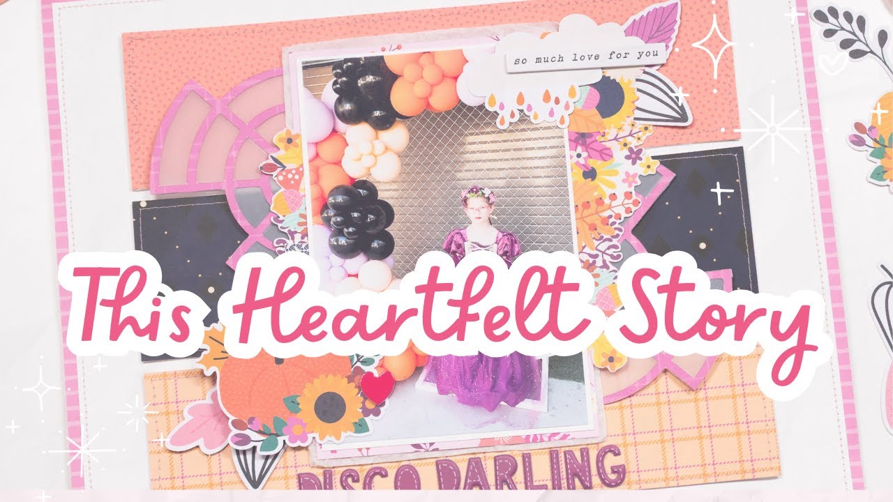 A Halloween-Ish Story With All the Feels | Scrapbook Process with Hip Kit Club