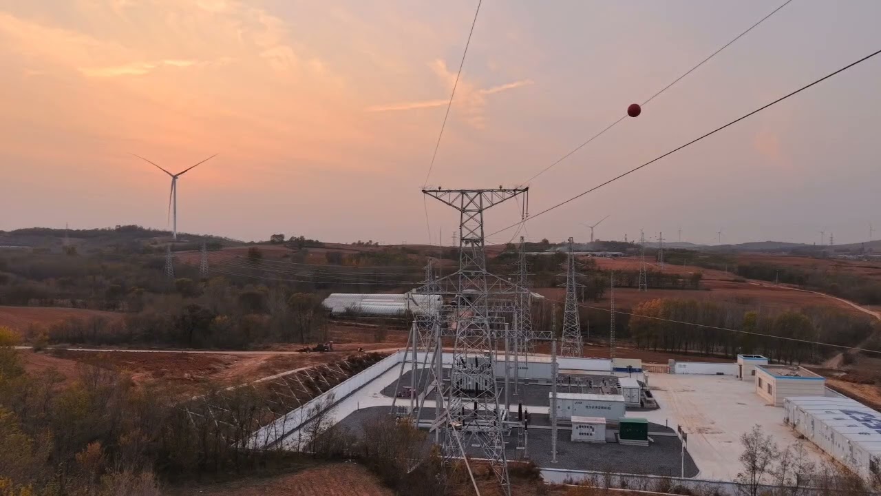 220kV Transmission Tower Marking & Obstruction Lighting System