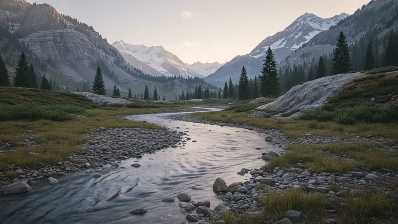 Serene Soundwaves for Mindful Meditation and Restful Sleep 🌌
