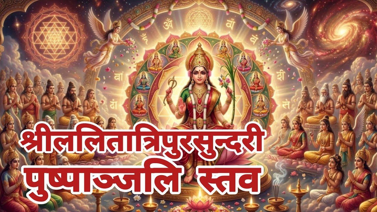  श्री ललिता त्रिपुरसुन्दरी पुष्पाञ्जलि स्तव | Shri Lalita Tripura Sundari Pushpanjali Stavam