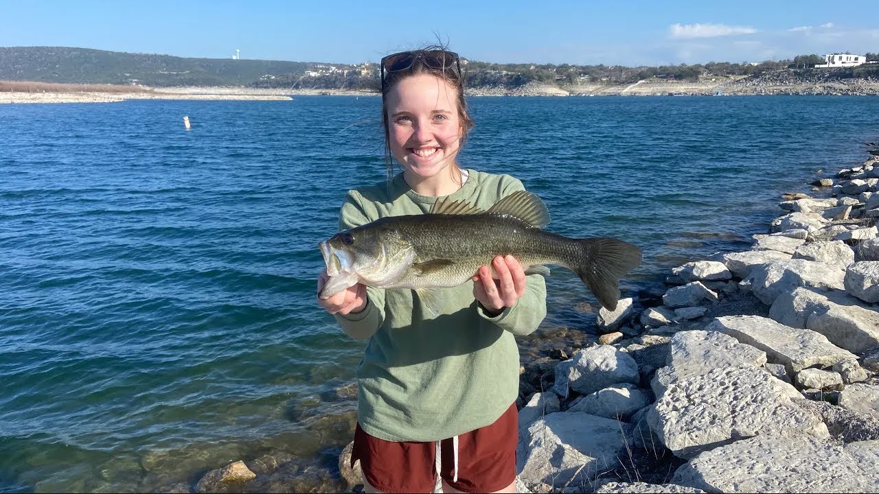 Shore Fishing Lake Travis | Austin Texas Spring 2024