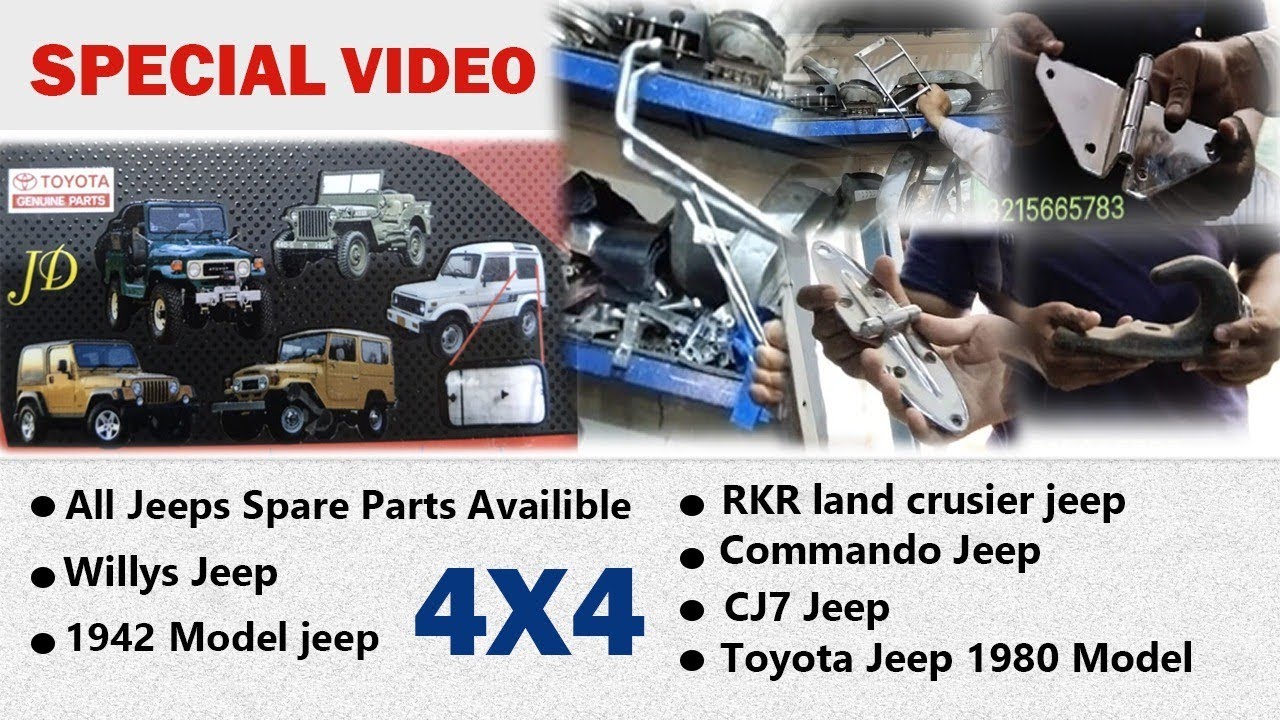 Special Video All Jeeps Spare Parts Availible Best Hole Sale Jeep Market In Rawalpindi Pakistan