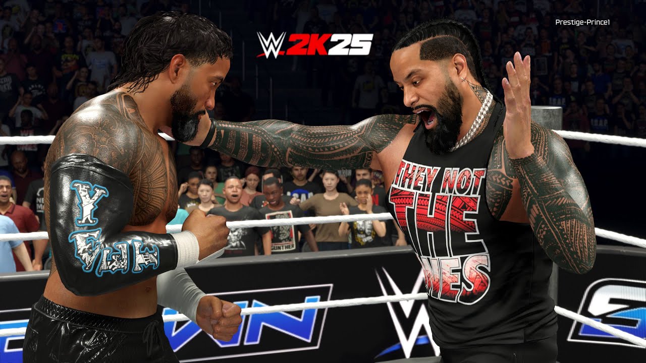 WWE 2K25 - Джей Усо против Джимми Усо: матч «Я падаю, где угодно» (PS5)