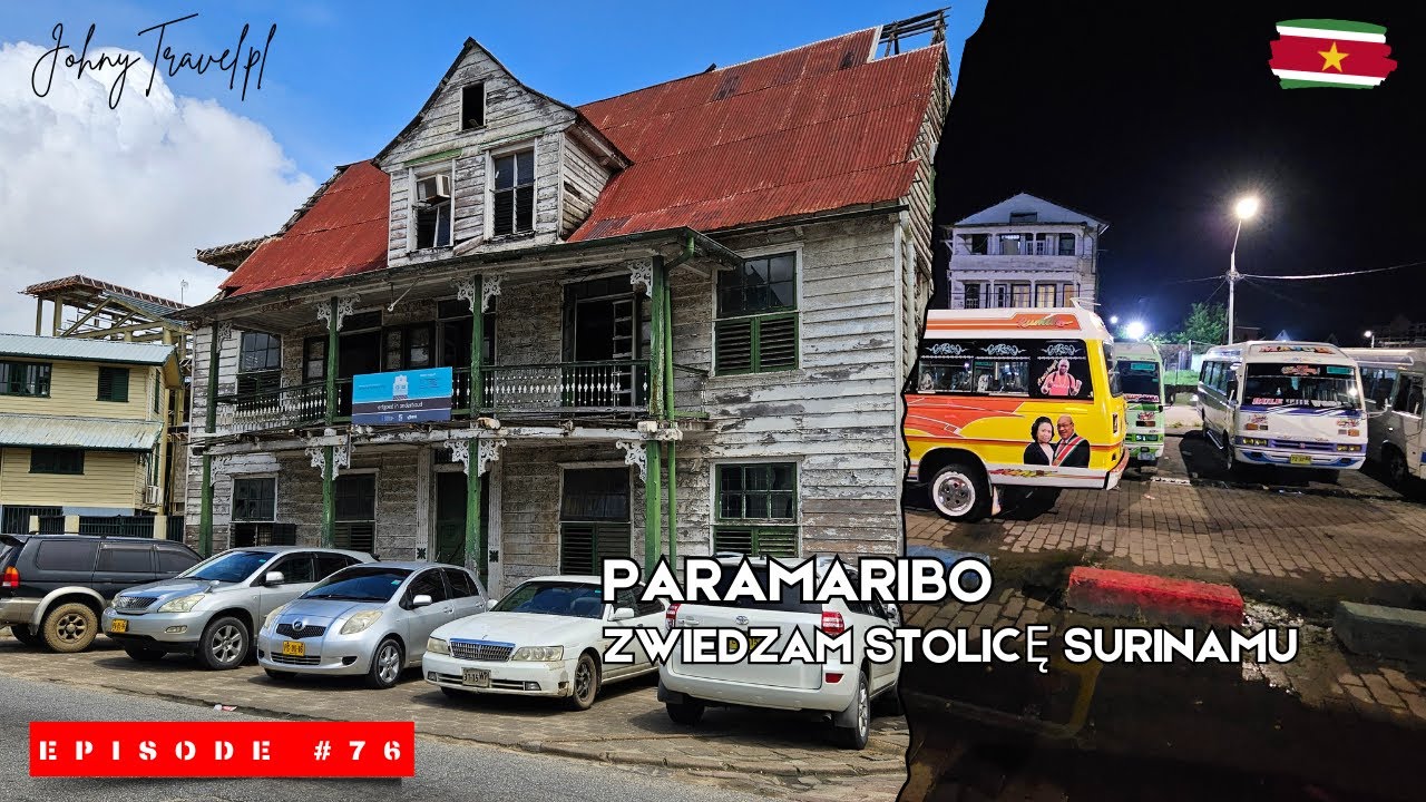 Paramaribo - Zwiedzam stolicę Surinamu  | Moto Trip - EP. 76 - Surinam