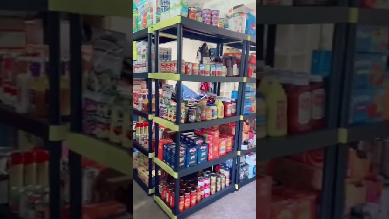 Food Storage Tour For Family Of 14 🥳😁😘 #shorts