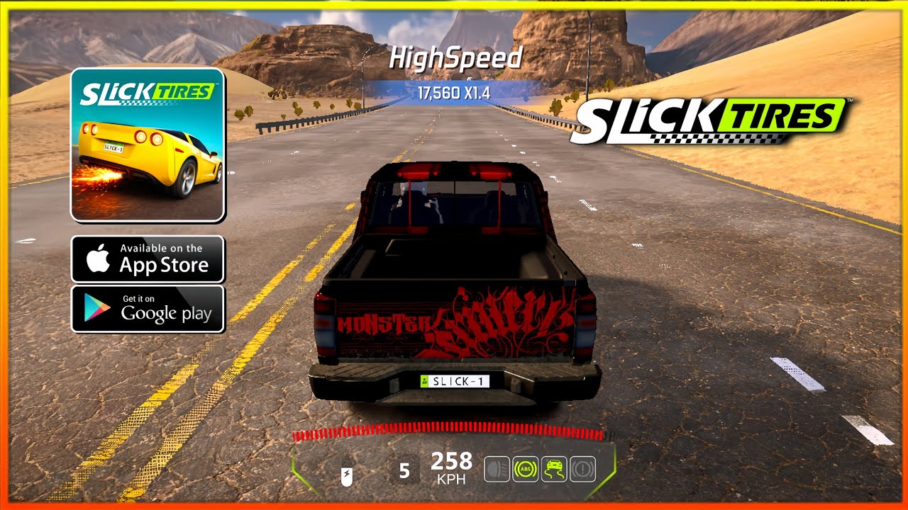 SLICK TIRES Gameplay Walkthrough [Android, iOS] Part 1 