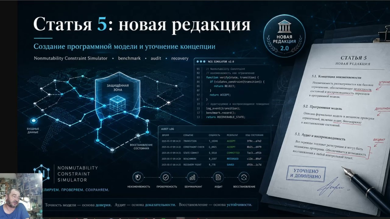 Немьютируемость как constraint: от слоя присутствия к RL/CMDP... new 2026 06 08