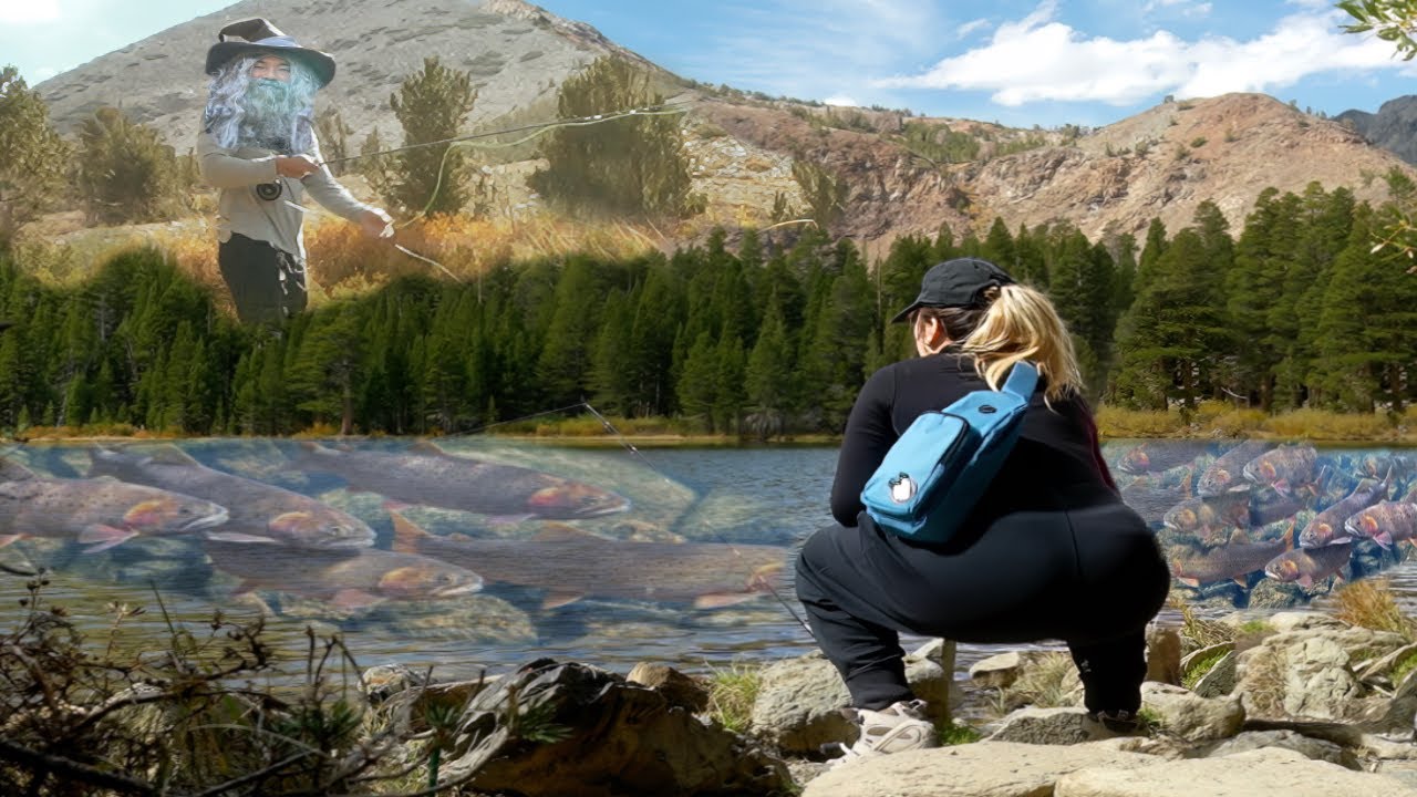 We had the lakes all to ourselves! Fishing Eastern Sierra Mountains