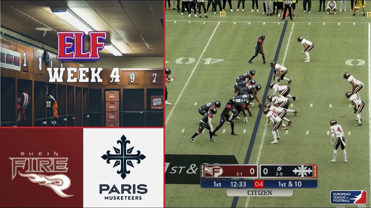 Rhein Fire VS Paris Musketeers - Highlights ELF | Week 4