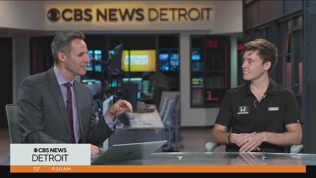 IndyCar driver Marcus Armstrong talks Detroit Grand Prix