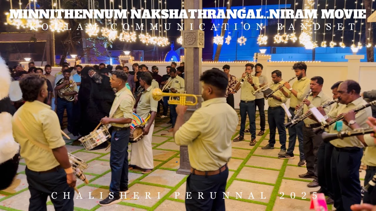 Minnithennum Nakshathragal - Niram Movie Song Bandset | Kollm Communication | Chalisheri Perunnal