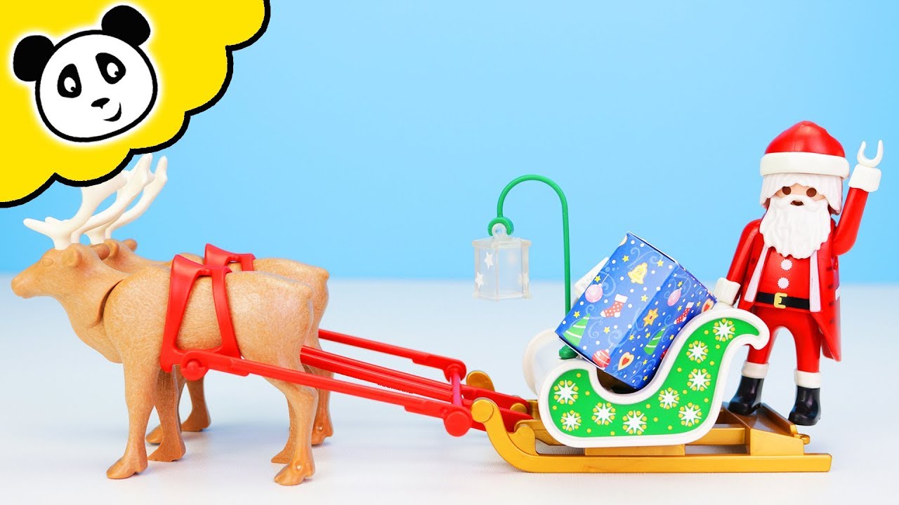 Playmobil Unboxing - Weihnachtsmann mit Rentierschlitten! - Spielzeug auspacken & spielen