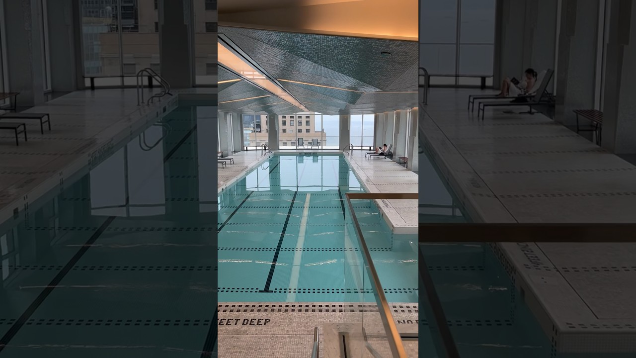 75&rsquo; Indoor Swimming Pool at One Wall Street - New York City