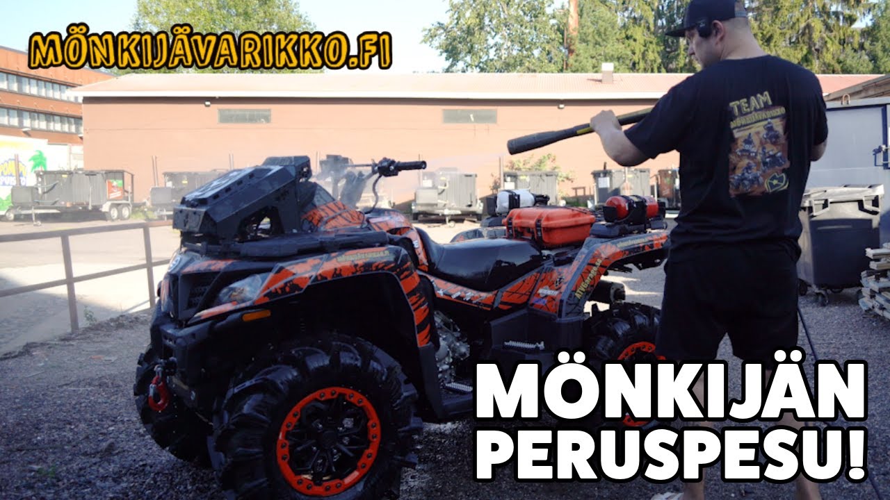 Mönkijän peruspesu! - Muc-Off cleaner ja pikakiillotus!