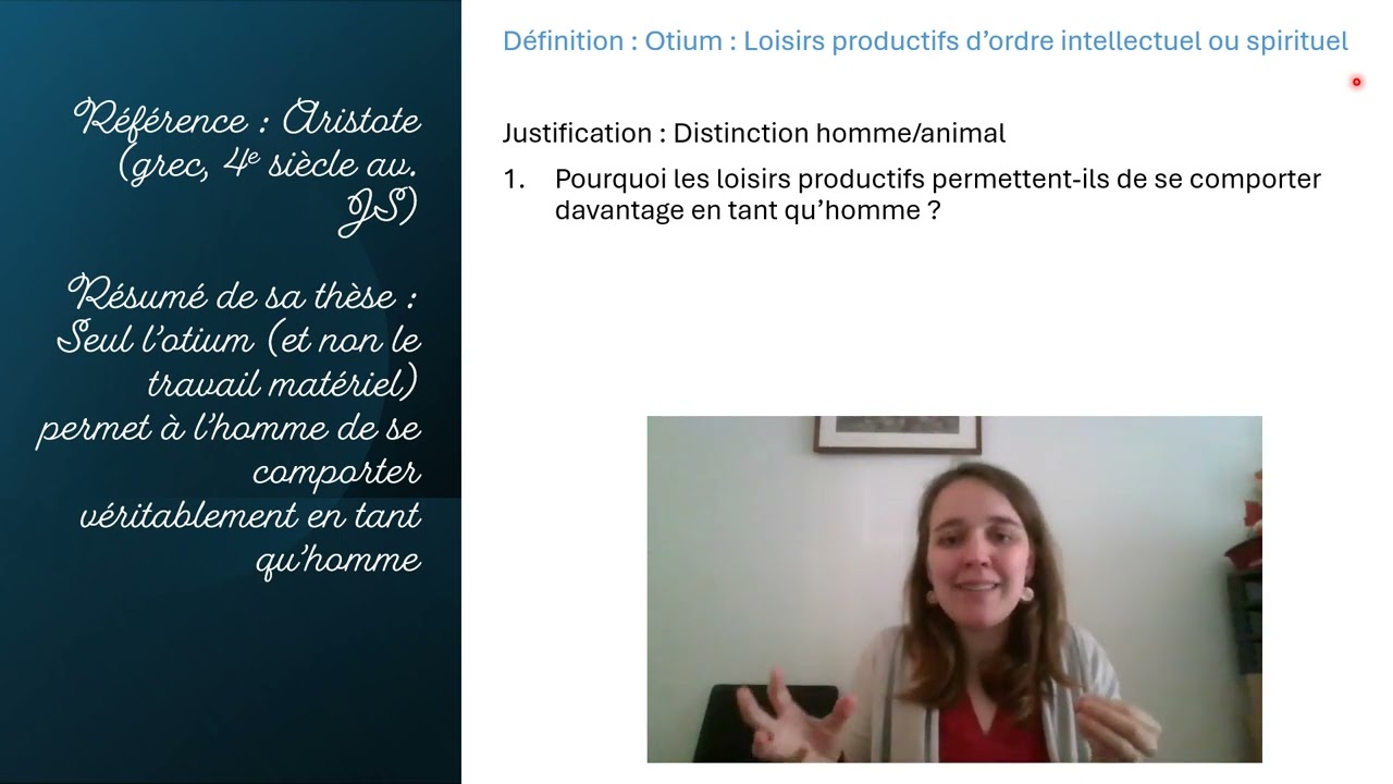 [Philosophe] Aristote - Seuls les loisirs productifs sont proprement humains